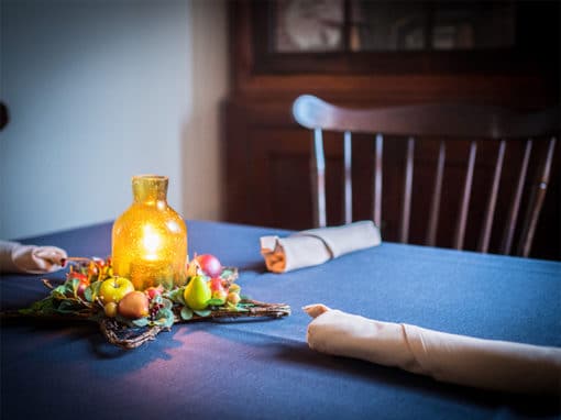 Tavern at the Sun Inn Table Setting