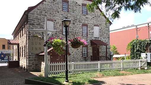 Sun Inn from Courtyard