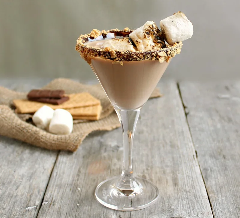 Cherry S’mores Martini