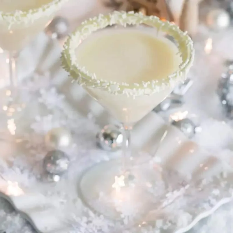 White Christmas Martini
