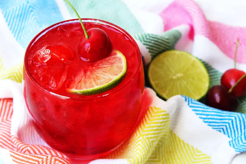 Dark Cherry Gin Sling