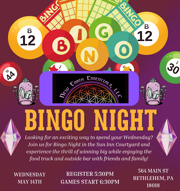 Crystal Bingo May 14