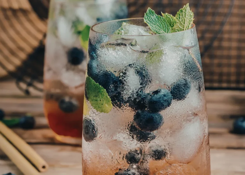 Blueberry Mint Tea